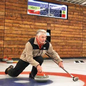 curling mouvement des ainés