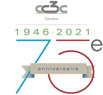 curling club trois-chêne genève 75 ans logo