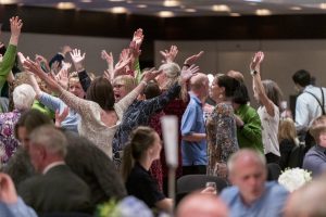 Soiree de Gala apres les championnats du monde de curling de double mixte et seniors, ce samedi 30 avril 2022 au Fairmont Grand Hotel a Geneve (Bastien Gallay / Gallay Photo)